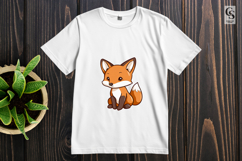 Cute Fox Clipart Sublimation PNG Product Image 3
