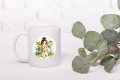 Cartoon Girl Illustration, Lemons PNG, Lemonade PNG Product Image 3