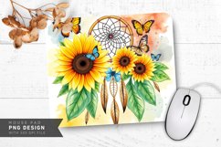 Artistic Bouquet Mouse Pad PNG Design Product Image 1