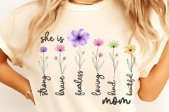 Mother's Day PNG, She is Mom PNG, Boho Mama Floral PNG, Mama Product Image 9