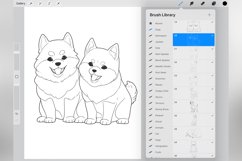 100 Procreate Dog Stamp Brushes Product Image 4