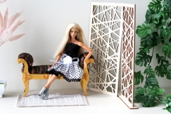 Dressing screen digital file download dollhouse furniture Product Image 3