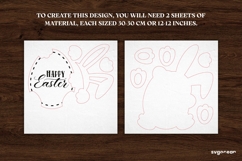 Easter Egg Door Hanger Laser Cut | Wooden Door Sign | SVG Product Image 3