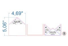 Christmas Envelope SVG laser cut file for Glowforge Product Image 4