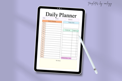 Daily Planner Aesthetic Template | Editable Canva Layout Product Image 3