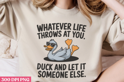 Whatever life PNG, Funny Animal Sublimati Product Image 3