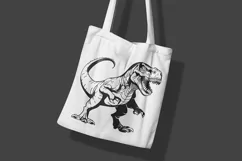 T Rex svg, Dinosaur svg, Tyrannosaurus Rex svg, Dinosaur svg Product Image 3