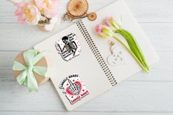 Retro Valentines Day Stickers Bundle, Retro Valentines PNG Product Image 3