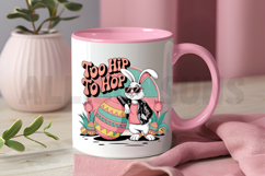 Cool Easter Bunny With Sunglasses And Eggs Digital Design Product Image 3