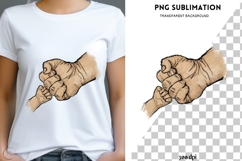 Hands png design for T-shirts Product Image 3