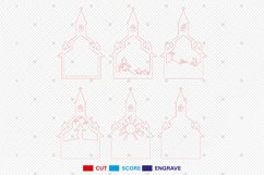 Multilayer Jesus Story Church Scene Art SVG Product Image 2