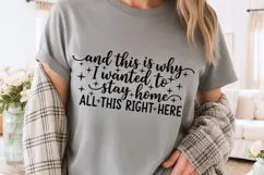 And This Is Why I Wanted To Stay Home Svg, Introvert Svg. Product Image 4