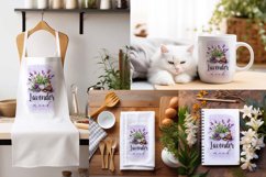 Lavender mood | Kitchen Dish Towel Sublimation Product Image 2