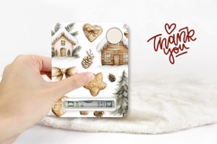 Watercolor Christmas Cookies Money Card, Printable Christmas Product Image 3