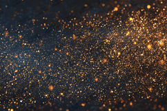 Golden Sparkle Glitter Background on Dark Elegant Surface Product Image 1
