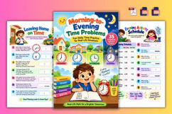 Morning-to-Evening Time Problems Product Image 3