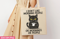I Dont Like Morning People PNG, Funny Animal Jokes sublima Product Image 1