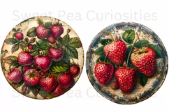 Strawberry, Strawberries, Ephemera, PNG, Clipart Product Image 3