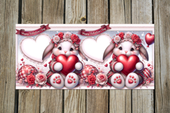 Cute valentine Rabbit | 4 love mug sublimation designs PLUS Product Image 3