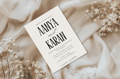 Modern Wedding Invitation Template for Canva | Minimal Product Image 3