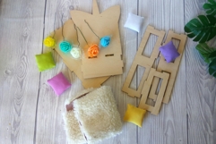 Miniature unicorn bed kit DIY dollhouse furniture 1:12 scale Product Image 3
