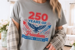 250 Years Of Freedom Eagle Svg, America 250 Years Svg. Product Image 4