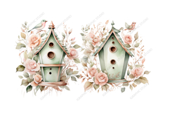 Birdhouse Clipart Product Image 2