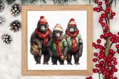 Christmas Family Animals Clipart, Christmas Family Product Image 3