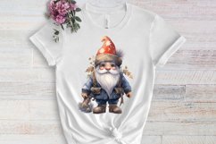 Christmas Santa Gnome Clipart Sublimation, Christmas PNG Product Image 3