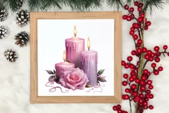 Pink Tis The Season Christmas Sublimation, Christmas Clipart Product Image 3