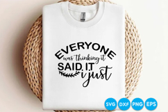 Sarcastic quotes SVG Design, Funny quotes svg design Product Image 3