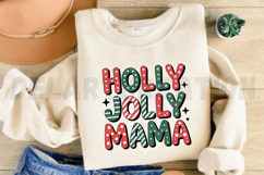 Holly Jolly Mama PNG Design Product Image 3