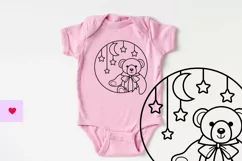 Teddy Bear SVG - Welcome Sign SVG, New Baby SVG Product Image 5