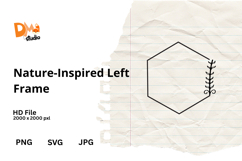 Nature-Inspired Left Frame Product Image 1