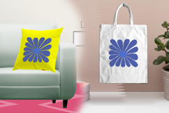 Blue Daisy Petal Embroidery Design Product Image 3