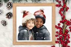 Black Red Christmas Clipart, Black Red Christmas Clip Product Image 3