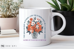 Vase Of Flowers Graphic Sublimation Png Product Image 2