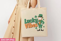 Lucky Vibes PNG, St Patricks Day Sublimation PNG Product Image 3
