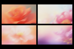 Romantic Bloom Floral Grainy Backgrounds Product Image 3