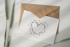 Love heart frame clipart, Hearts svg and dxf design Product Image 3