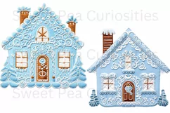 Christmas, GingerBread, Ephemera, PNG, watercolor, Clipart Product Image 3