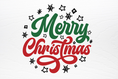 Christmas Round Ornaments Sign SVG Product Image 3