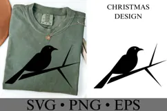 Christmas Bird Svg | Christmas svg | Shirt Svg Product Image 3