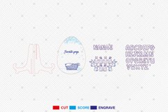 Personalized Nana&#039;s Favorite Peeps Easter Egg Sign SVG Product Image 2