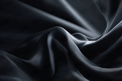 Dark Luxury Silk Fabric Background Smooth Folded Texture Product Image 1
