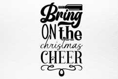 Christmas Wine SVG Product Image 3