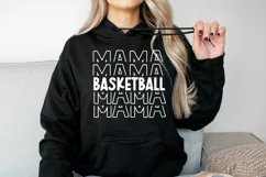 Basketball Mama SVG, Basketball Mama Stacked SVG Product Image 3