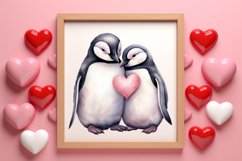 Valentines Day Animal Couple Clipart, Valentine Couple Product Image 3