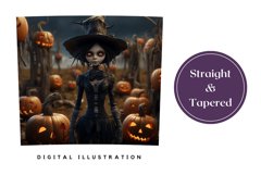 3D Halloween Sublimation Design, 3D Halloween Tumbler Wrap Product Image 3