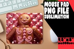 Festive 3D Inflated Christmas Design for Mouse Pads Product Image 1